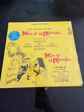Man of La Mancha Original Cast Yellow Vinyl Album
